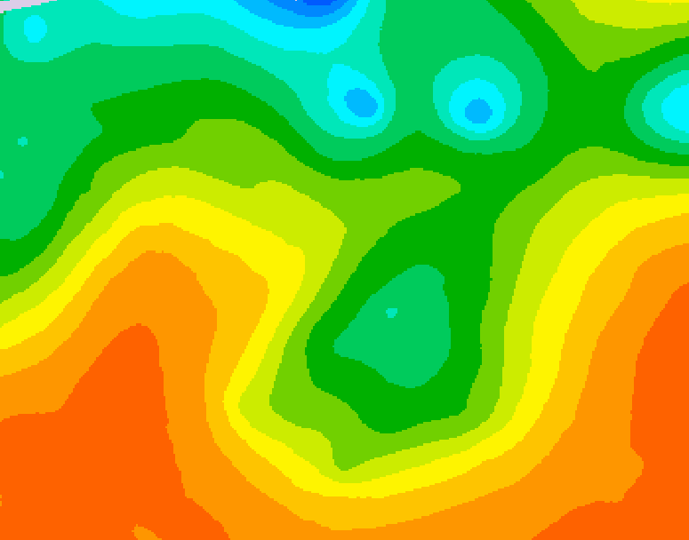 GDPS 500 millibar geopotential height 240 hour forecast chart for Canada based on 2026/06/05 1200Z data