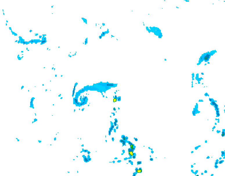 GDPS precipitation 084 hour forecast chart for Canada based on 2026/06/05 1200Z data