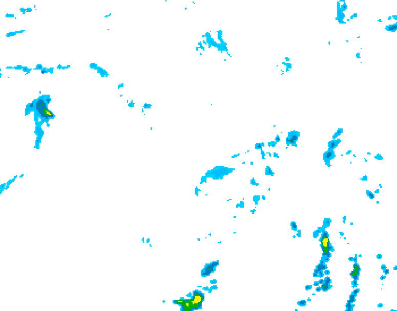 GDPS precipitation 240 hour forecast chart for Canada based on 2026/06/05 1200Z data