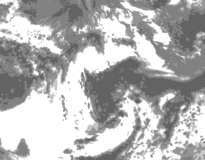 GDPS total cloud 204 hour forecast chart for Canada based on 2026/06/05 0000Z data