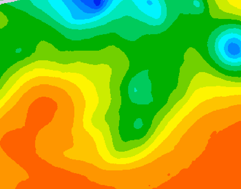 GDPS 500 millibar geopotential height 204 hour forecast chart for Canada based on 2026/06/06 0000Z data