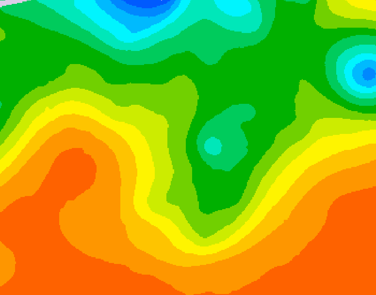 GDPS 500 millibar geopotential height 210 hour forecast chart for Canada based on 2026/06/06 0000Z data