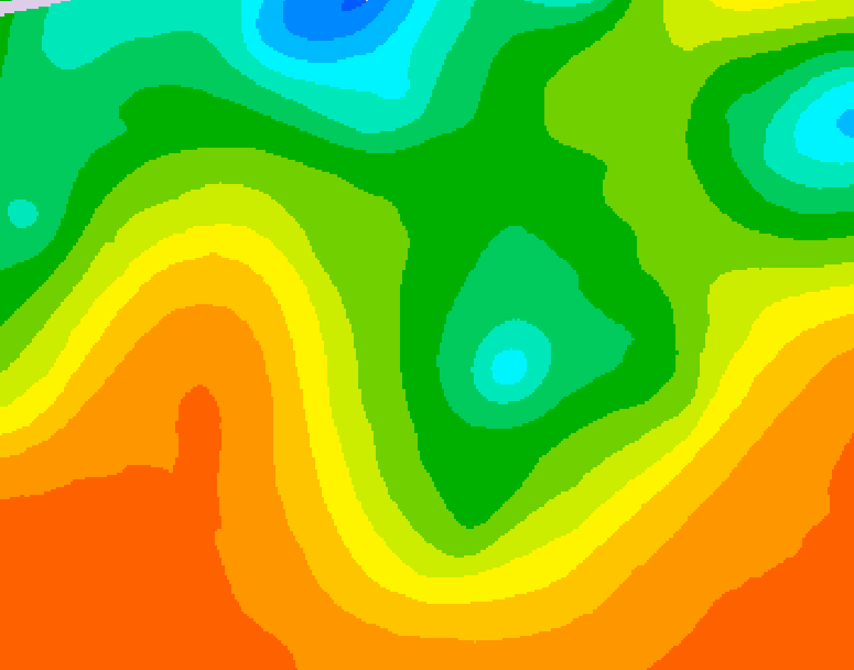 GDPS 500 millibar geopotential height 234 hour forecast chart for Canada based on 2026/06/06 0000Z data
