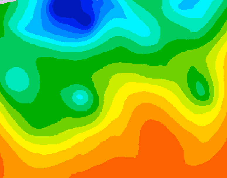 GDPS 500 millibar geopotential height 060 hour forecast chart for Canada based on 2026/06/06 1200Z data