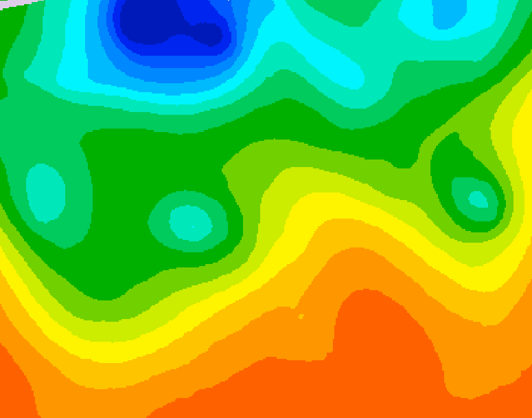 GDPS 500 millibar geopotential height 066 hour forecast chart for Canada based on 2026/06/06 1200Z data