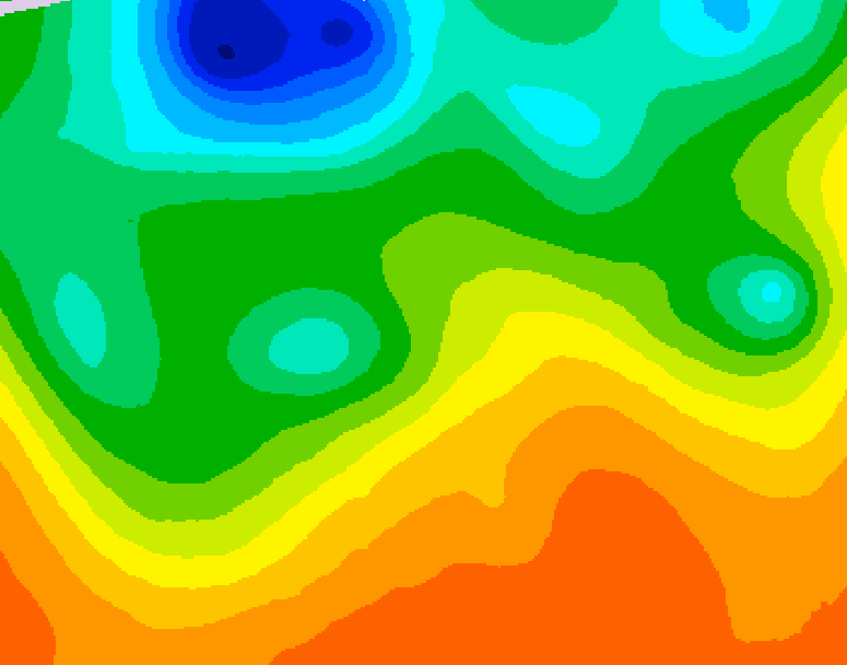 GDPS 500 millibar geopotential height 072 hour forecast chart for Canada based on 2026/06/06 1200Z data