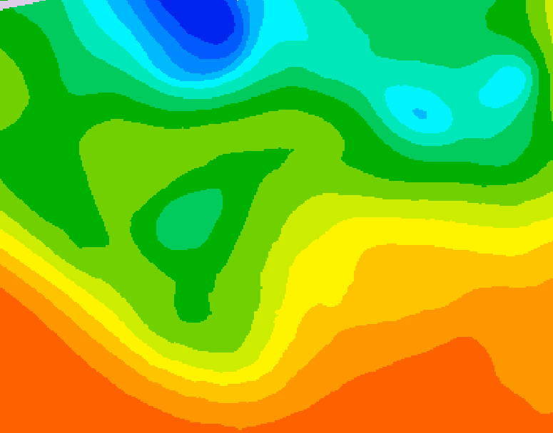 GDPS 500 millibar geopotential height 108 hour forecast chart for Canada based on 2026/06/06 1200Z data