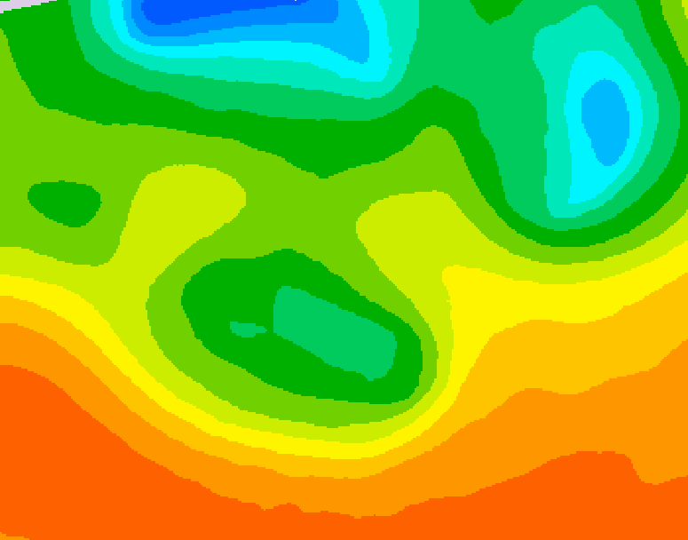 GDPS 500 millibar geopotential height 138 hour forecast chart for Canada based on 2026/06/06 1200Z data