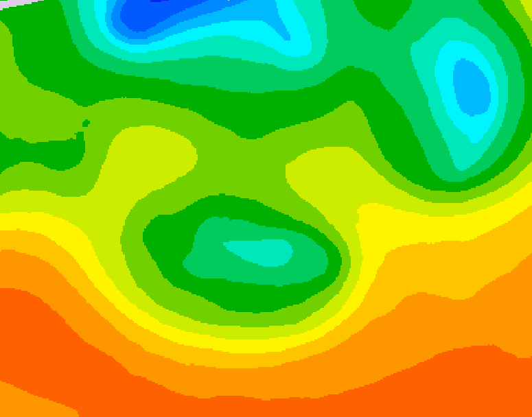 GDPS 500 millibar geopotential height 144 hour forecast chart for Canada based on 2026/06/06 1200Z data