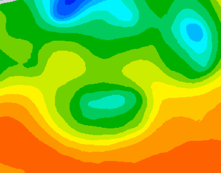 GDPS 500 millibar geopotential height 150 hour forecast chart for Canada based on 2026/06/06 1200Z data
