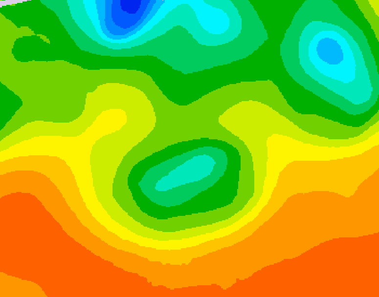 GDPS 500 millibar geopotential height 156 hour forecast chart for Canada based on 2026/06/06 1200Z data