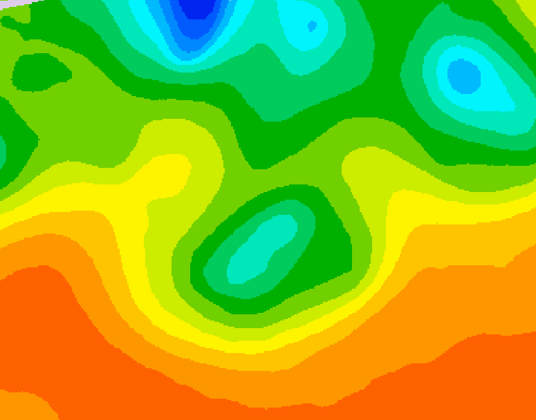 GDPS 500 millibar geopotential height 162 hour forecast chart for Canada based on 2026/06/06 1200Z data