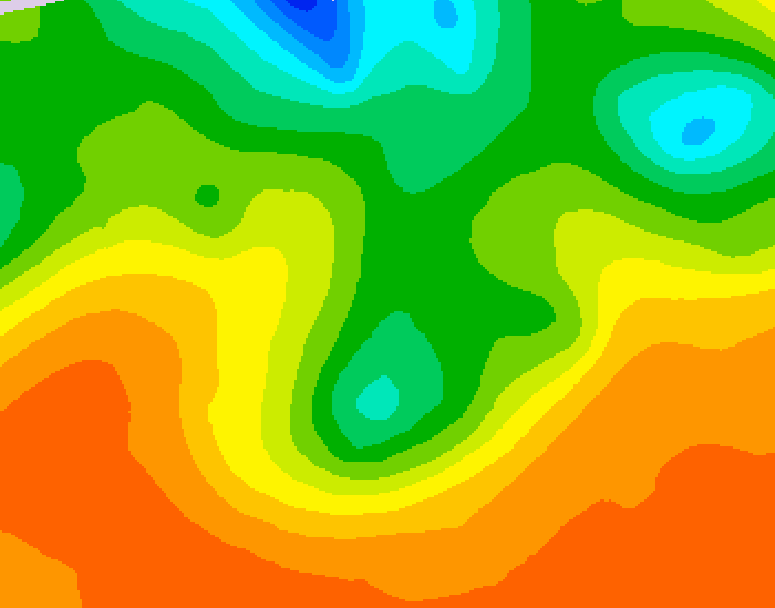 GDPS 500 millibar geopotential height 174 hour forecast chart for Canada based on 2026/06/06 1200Z data