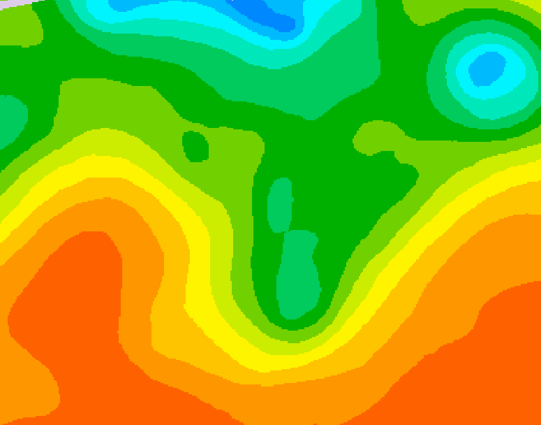 GDPS 500 millibar geopotential height 192 hour forecast chart for Canada based on 2026/06/06 1200Z data