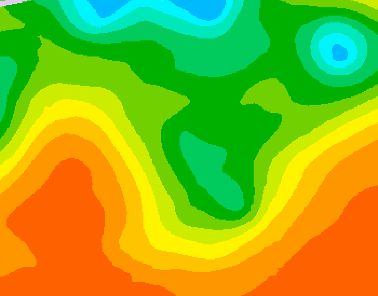 GDPS 500 millibar geopotential height 204 hour forecast chart for Canada based on 2026/06/06 1200Z data