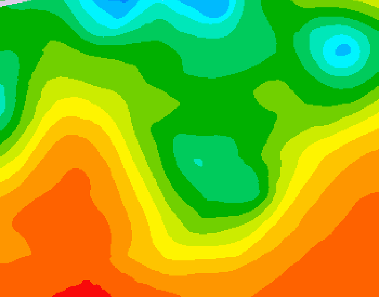 GDPS 500 millibar geopotential height 210 hour forecast chart for Canada based on 2026/06/06 1200Z data