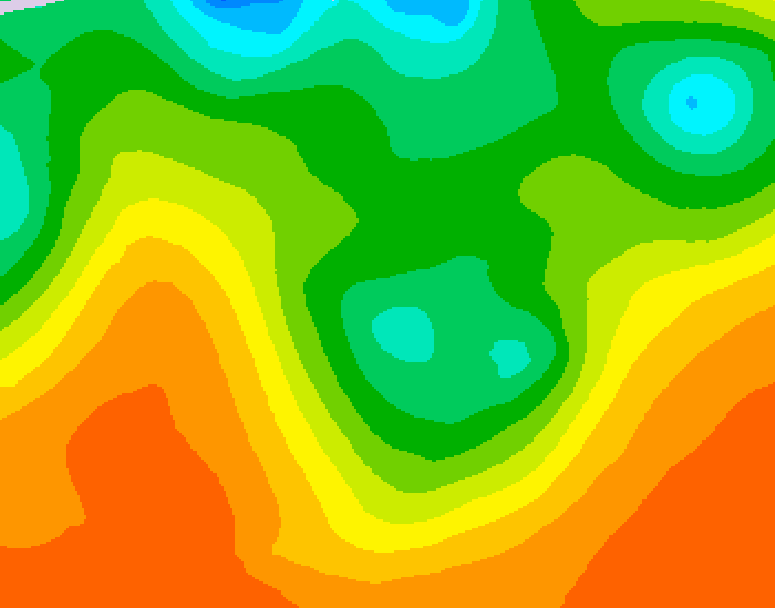 GDPS 500 millibar geopotential height 216 hour forecast chart for Canada based on 2026/06/06 1200Z data
