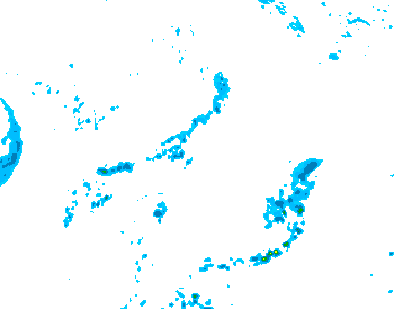 GDPS precipitation 024 hour forecast chart for Canada based on 2026/06/06 0000Z data