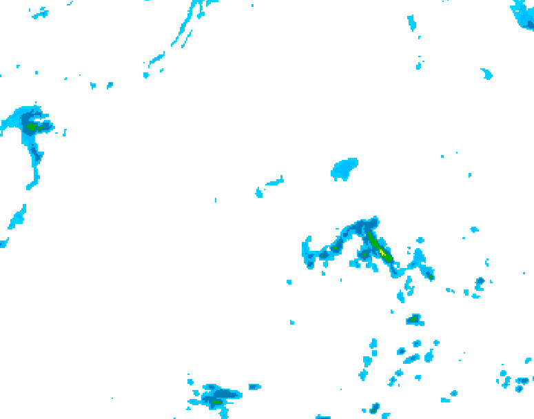 GDPS precipitation 210 hour forecast chart for Canada based on 2026/06/06 1200Z data