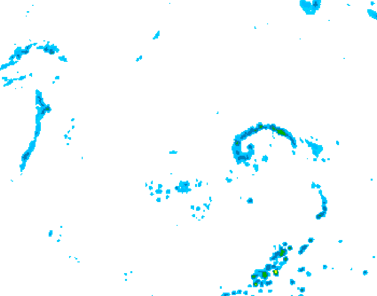 GDPS precipitation 228 hour forecast chart for Canada based on 2026/06/06 1200Z data