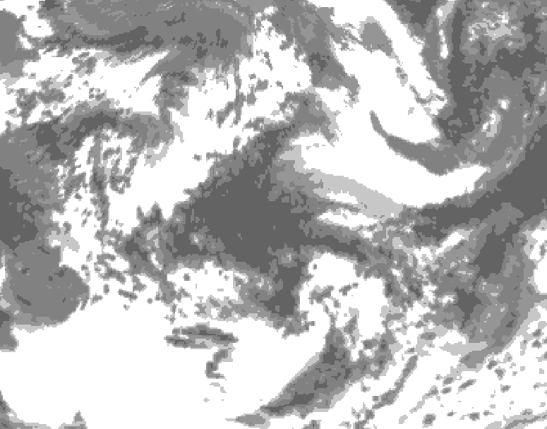 GDPS total cloud 138 hour forecast chart for Canada based on 2026/06/06 1200Z data