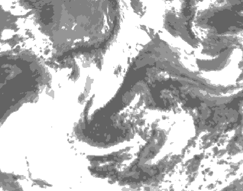GDPS total cloud 174 hour forecast chart for Canada based on 2026/06/06 1200Z data