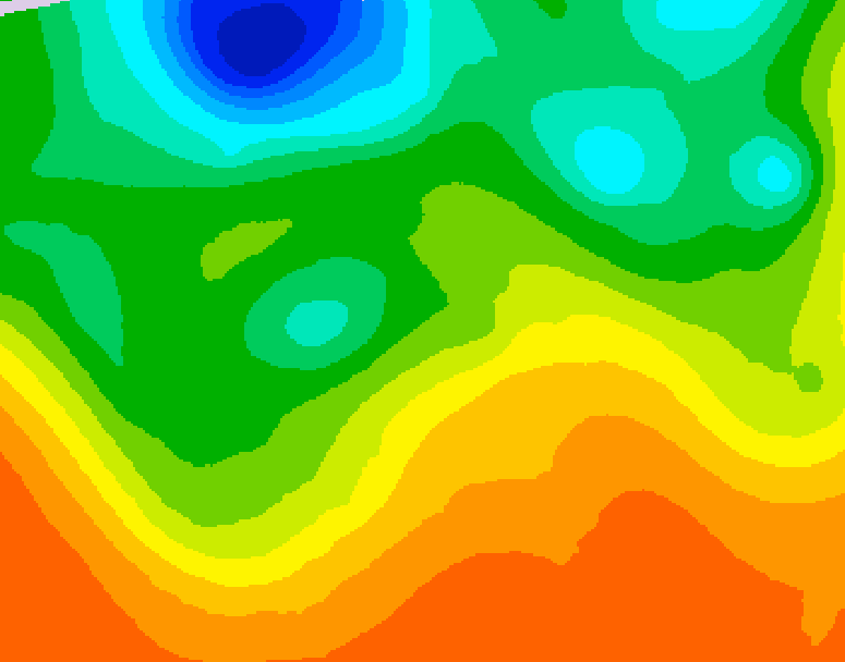 GDPS 500 millibar geopotential height 072 hour forecast chart for Canada based on 2026/06/07 0000Z data