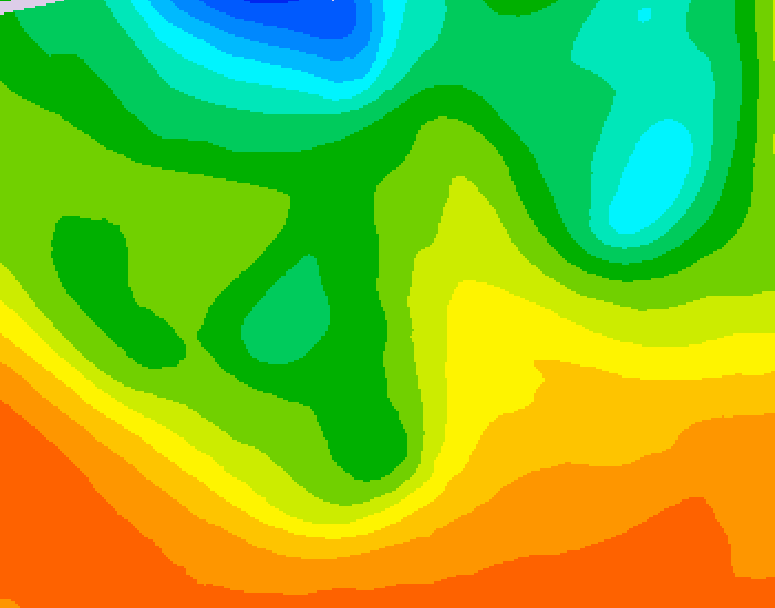 GDPS 500 millibar geopotential height 108 hour forecast chart for Canada based on 2026/06/07 0000Z data
