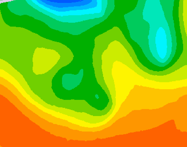 GDPS 500 millibar geopotential height 120 hour forecast chart for Canada based on 2026/06/07 0000Z data