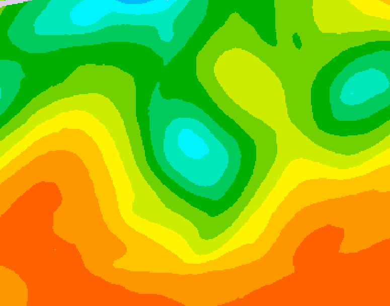 GDPS 500 millibar geopotential height 180 hour forecast chart for Canada based on 2026/06/07 0000Z data