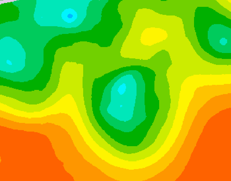 GDPS 500 millibar geopotential height 234 hour forecast chart for Canada based on 2026/06/07 0000Z data