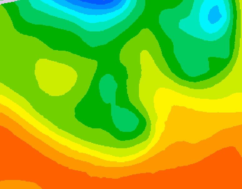 GDPS 500 millibar geopotential height 108 hour forecast chart for Canada based on 2026/06/07 1200Z data