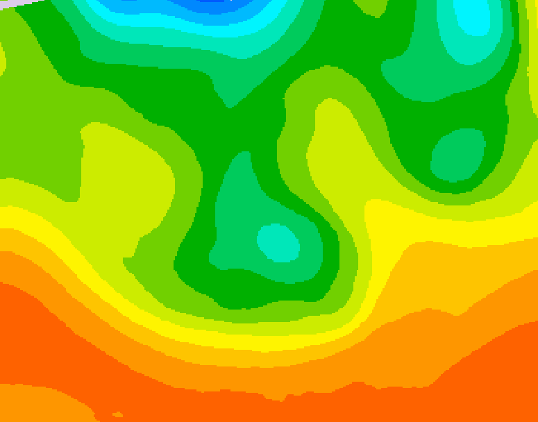 GDPS 500 millibar geopotential height 120 hour forecast chart for Canada based on 2026/06/07 1200Z data