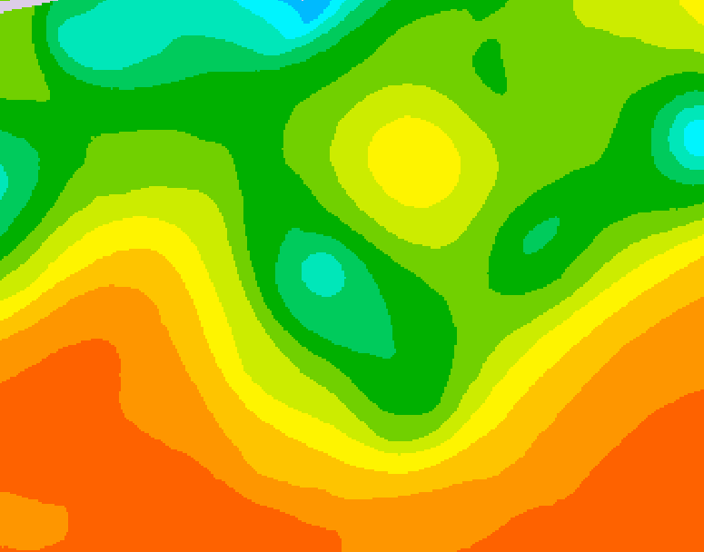 GDPS 500 millibar geopotential height 168 hour forecast chart for Canada based on 2026/06/07 1200Z data