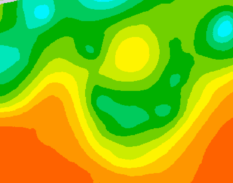 GDPS 500 millibar geopotential height 192 hour forecast chart for Canada based on 2026/06/07 1200Z data