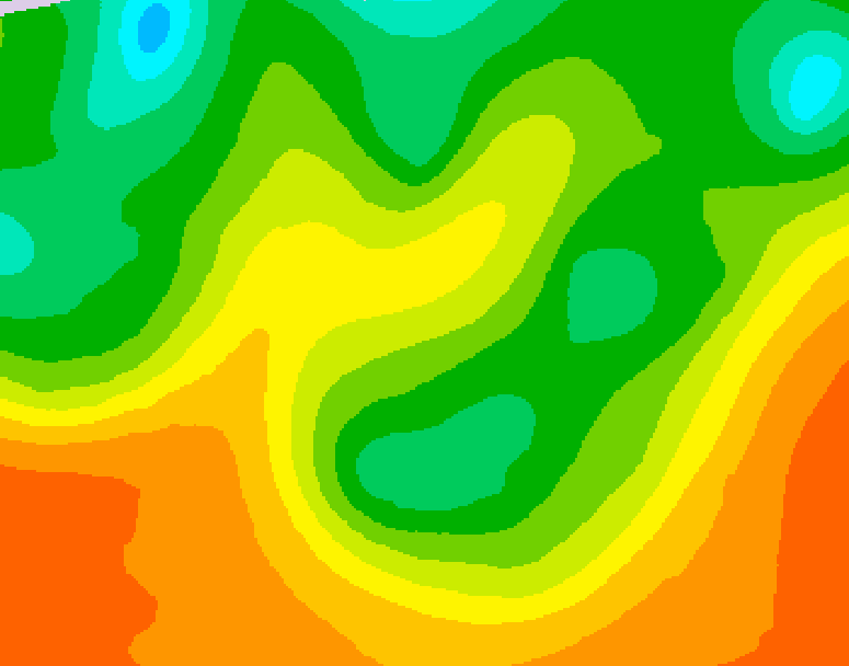 GDPS 500 millibar geopotential height 216 hour forecast chart for Canada based on 2026/06/07 1200Z data
