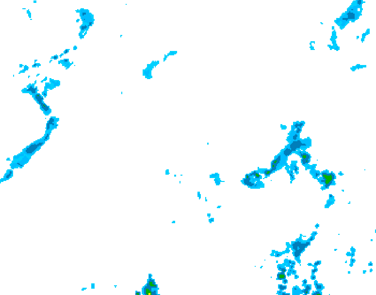 GDPS precipitation 192 hour forecast chart for Canada based on 2026/06/07 1200Z data