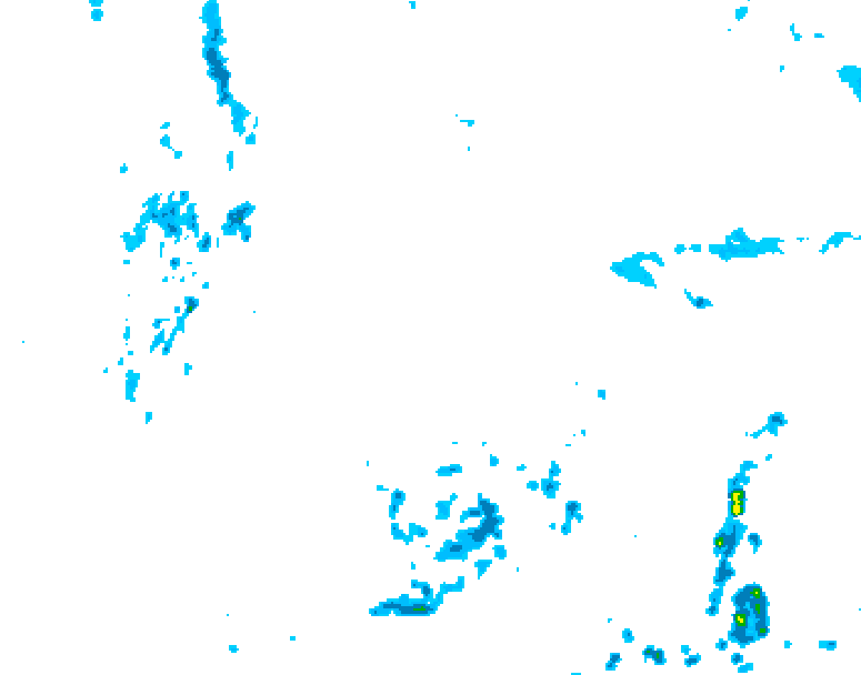 GDPS precipitation 222 hour forecast chart for Canada based on 2026/06/07 1200Z data