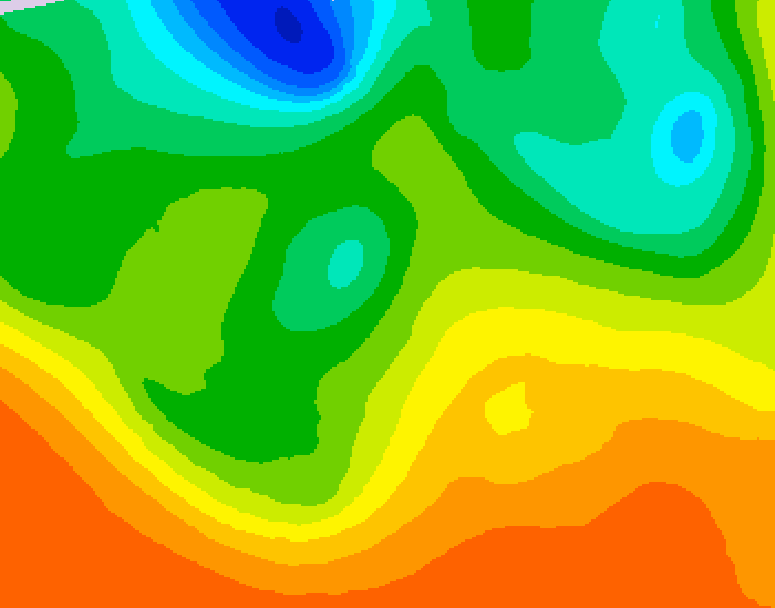 GDPS 500 millibar geopotential height 066 hour forecast chart for Canada based on 2026/06/08 0000Z data
