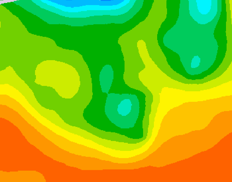GDPS 500 millibar geopotential height 108 hour forecast chart for Canada based on 2026/06/08 0000Z data