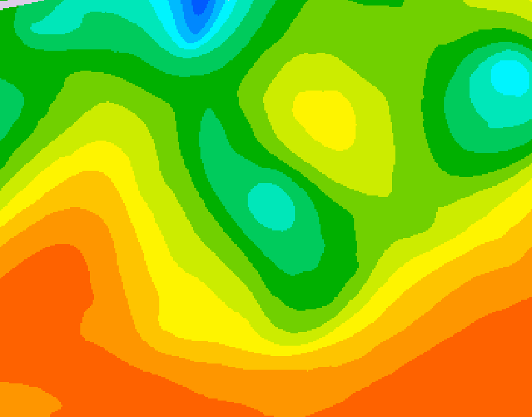 GDPS 500 millibar geopotential height 156 hour forecast chart for Canada based on 2026/06/08 0000Z data