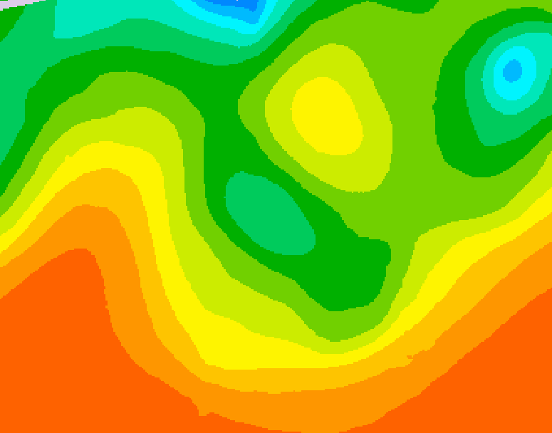 GDPS 500 millibar geopotential height 168 hour forecast chart for Canada based on 2026/06/08 0000Z data