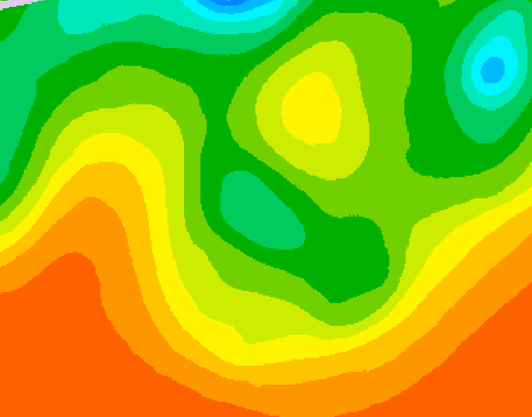 GDPS 500 millibar geopotential height 174 hour forecast chart for Canada based on 2026/06/08 0000Z data