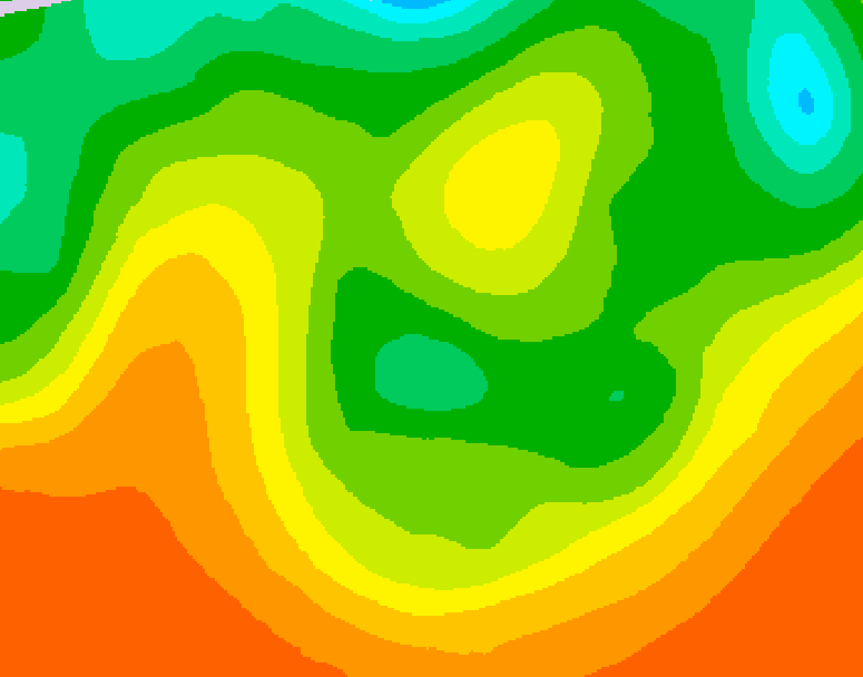 GDPS 500 millibar geopotential height 186 hour forecast chart for Canada based on 2026/06/08 0000Z data