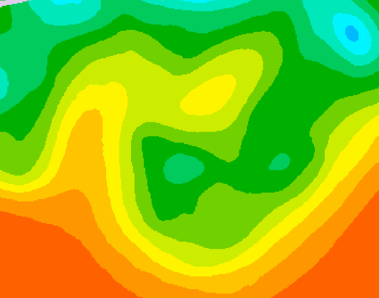 GDPS 500 millibar geopotential height 198 hour forecast chart for Canada based on 2026/06/08 0000Z data