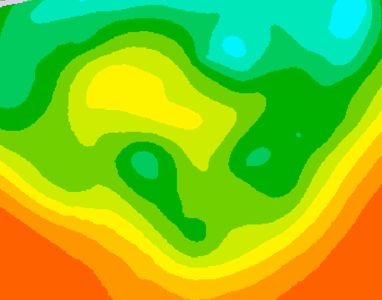 GDPS 500 millibar geopotential height 222 hour forecast chart for Canada based on 2026/06/08 0000Z data