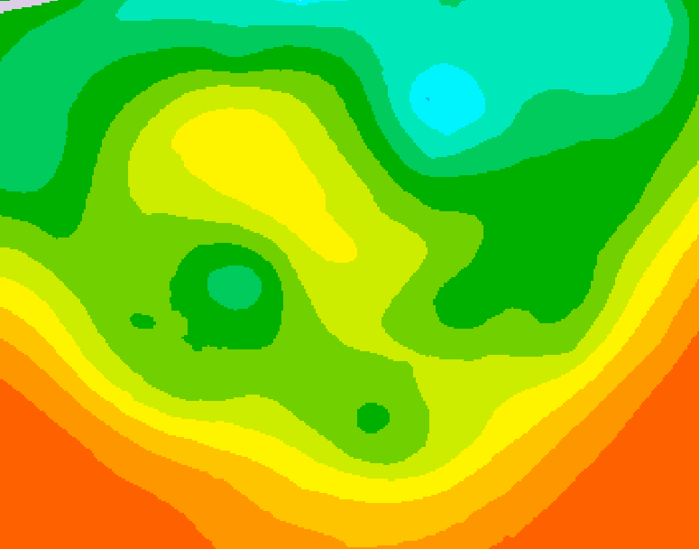 GDPS 500 millibar geopotential height 234 hour forecast chart for Canada based on 2026/06/08 0000Z data