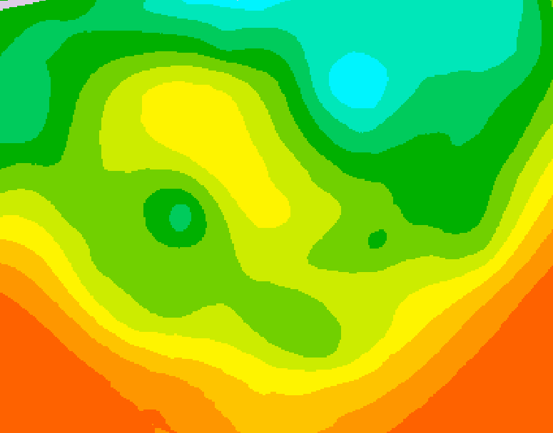 GDPS 500 millibar geopotential height 240 hour forecast chart for Canada based on 2026/06/08 0000Z data