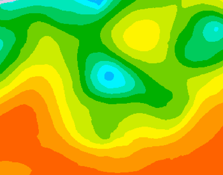 GDPS 500 millibar geopotential height 144 hour forecast chart for Canada based on 2026/06/08 1200Z data