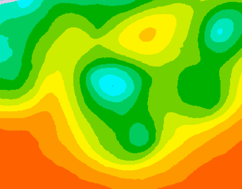 GDPS 500 millibar geopotential height 168 hour forecast chart for Canada based on 2026/06/08 1200Z data